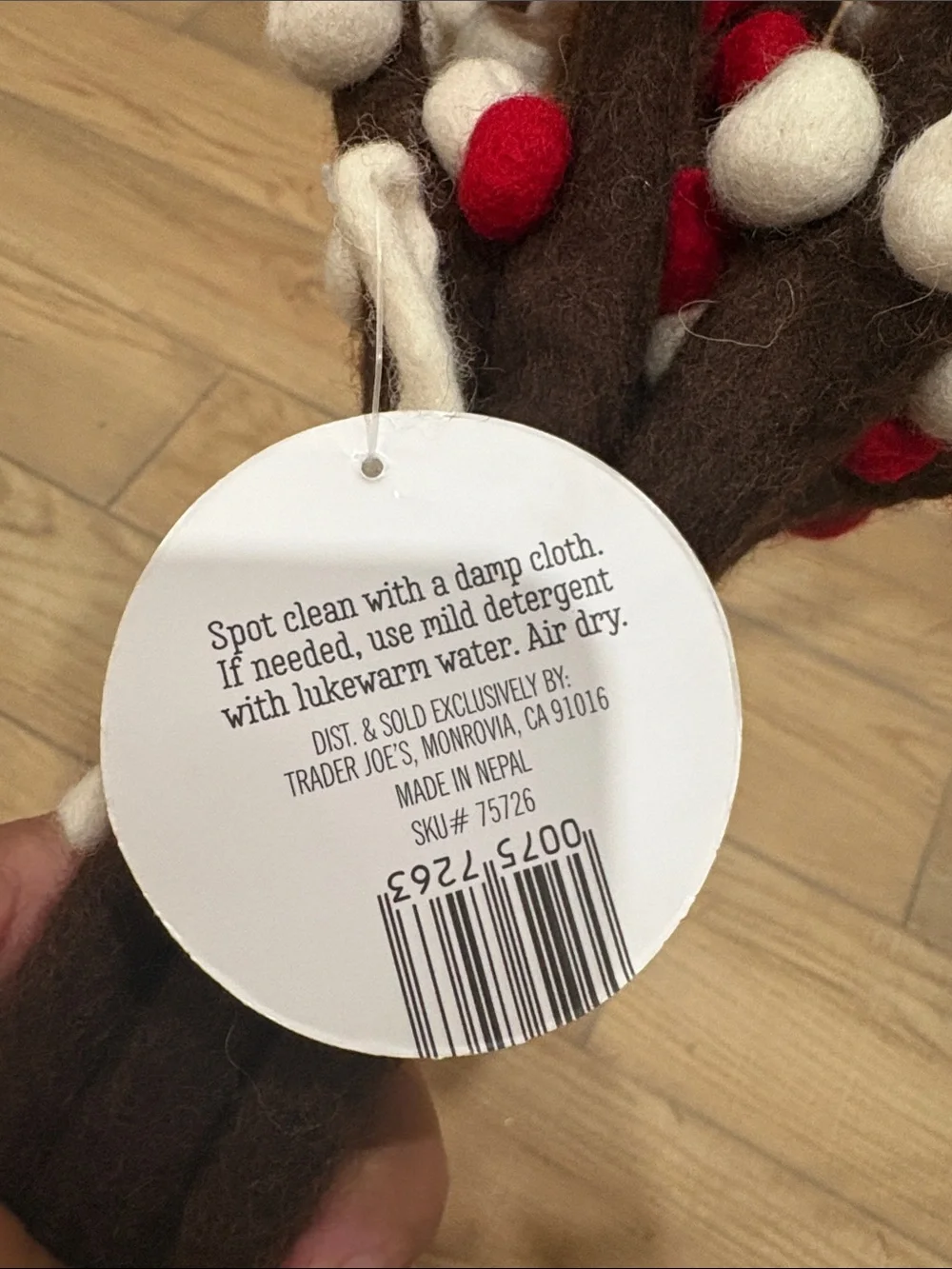 Trader JoeS decorative felt